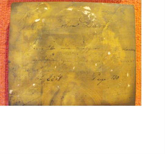 plaque d'imprimerie Matrice bois, collection Alexandre Dumas, John Davys (2218)