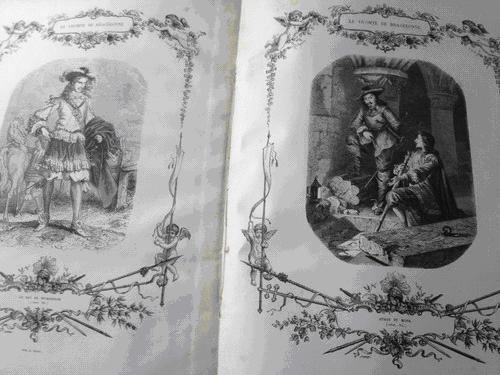 Dumas  Suite de 50 gravures Vicomte de Bragelonne