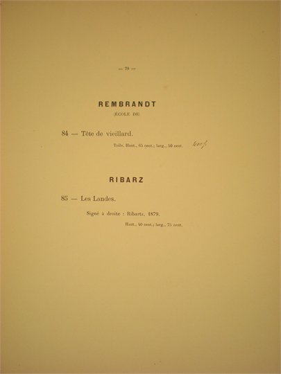 CATALOGUE VENTE " ALEXANDRE DUMAS" drouot 1892  2