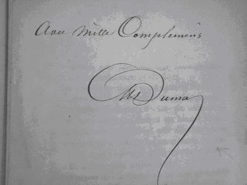 Dumas   Bouts-Rimés (avec autographe)