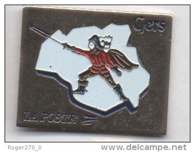 La Poste , Gers , mousquetaire , D'Artagnan