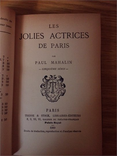 PAUL MAHALIN   JOLIES ACTRICES