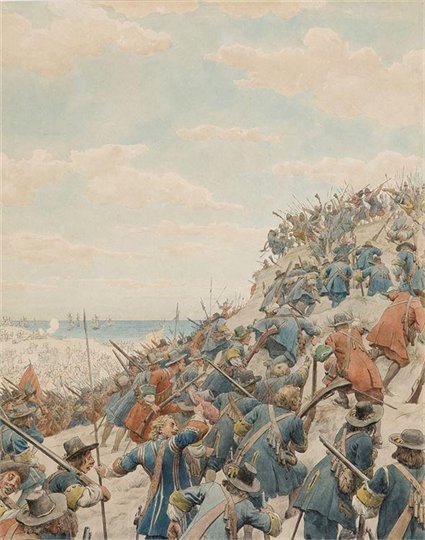 M.Leloir  Battle Dunkerque (14 june 1658)