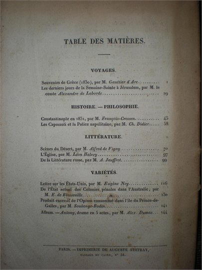 REVUE DES DEUX MONDES