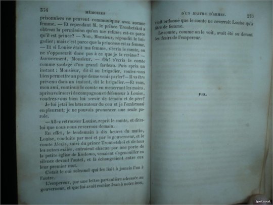 DUMAS MEMOIRES D'UN MAÎTRE D'ARMES   2