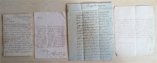 Lettres - Correspondances / Lot de 7 / Vieux Papiers