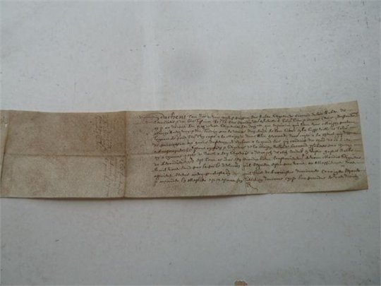 1646 document ancien à déterminer 2 pages