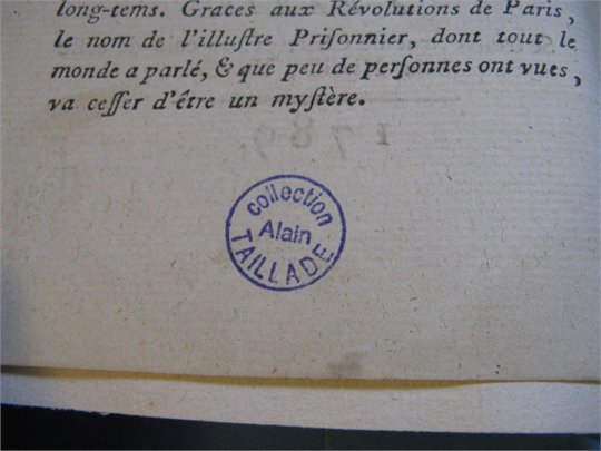 HISTOIRE DU FILS D'UN ROI PRISONNIER BASTILLE