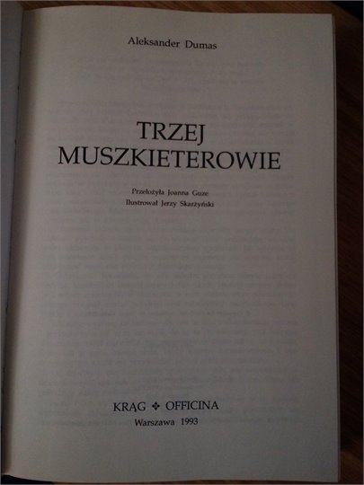 A.Dumas   Trzej muszkieterowie