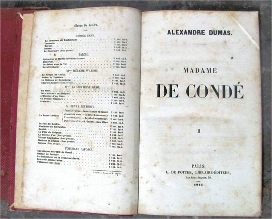 Dumas  Madame de Conde