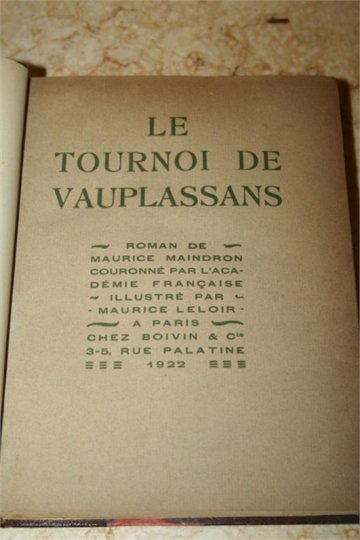 LE TOURNOIS DE VAUPLASSANS