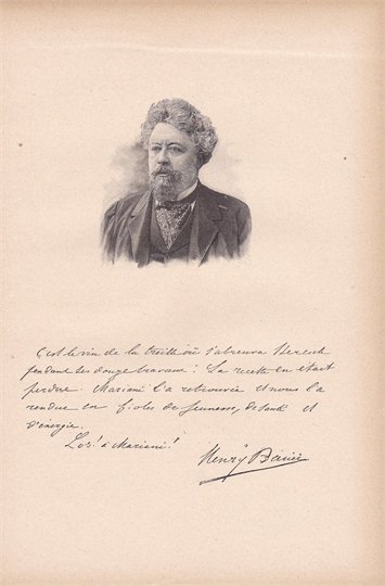 Portrait XIXe Henry Bauër Alexandre Dumas Commune de Paris