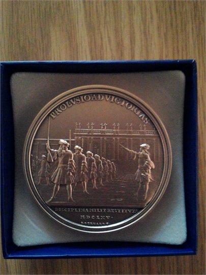 Medaille Louis XIV+mousquetaires