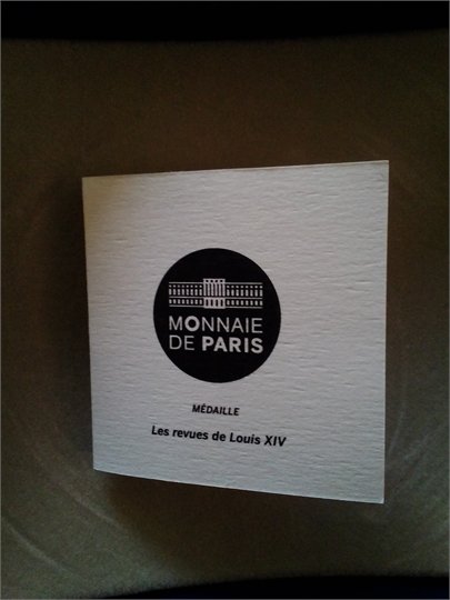 Medaille Louis XIV+mousquetaires