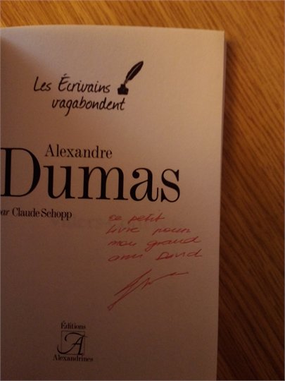 C.Schopp  Alexandre Dumas (Les ecrivains vagabondent)