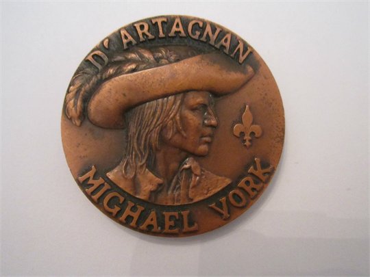 médaille "Michael York - d'Artagnan"