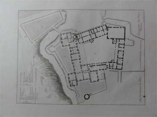 DORBAY François. Plan général du chateau de Blois, 1677.   (2)