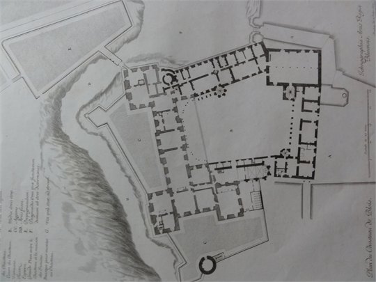 DORBAY François. Plan général du chateau de Blois, 1677.   (2)