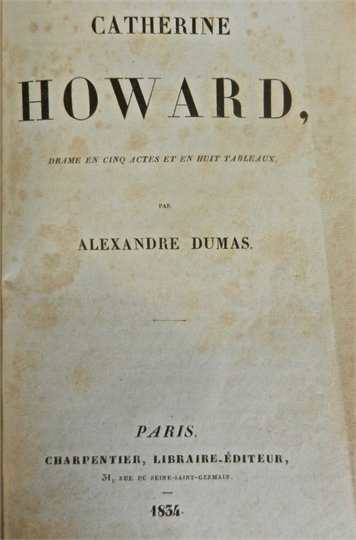 A.Dumas   Catherine Howard
