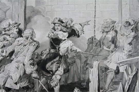 LOUIS XIV SIEGE VALENCIENNES MOUSQUETAIRE