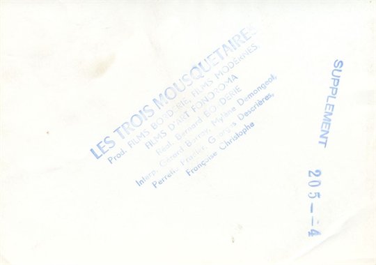TROIS MOUSQUETAIRES French film photo