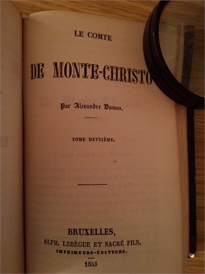 Dumas Le comte de Monte Christo (1845)