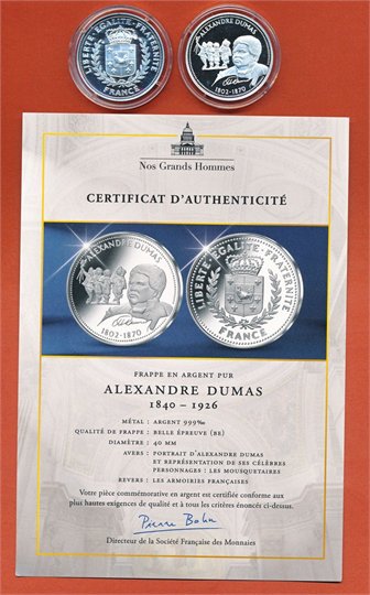 A.Dumas medaille