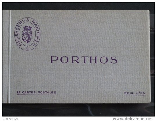 Messageries Maritimes - Paquebot Porthos - Carnet de 12 CPA entier TBE