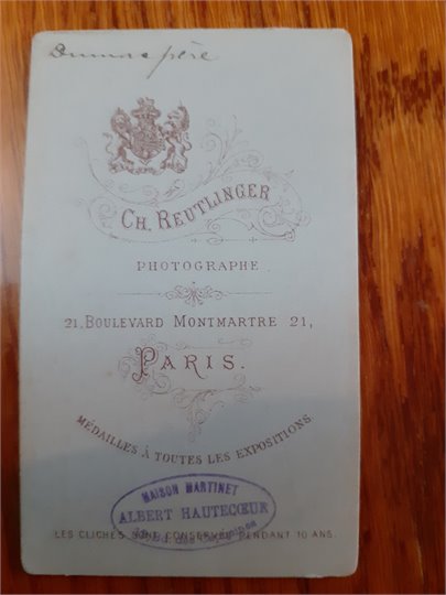 Alexandre DUMAS - Photo originale Reutlinger