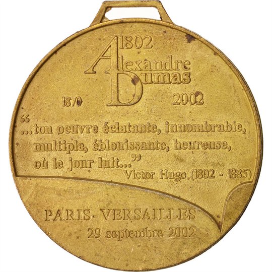 A.Dumas  Medal Paris-Versailles 2002