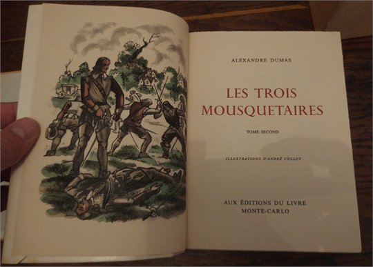 Alexandre DUMAS,  LES TROIS OUSQUETAIRES,  André Collot (918)