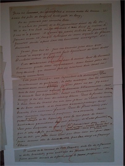 Alexandre DUMAS   2 manuscrits autographes signes, Le Cours d’ֹEmile Deschanel  I