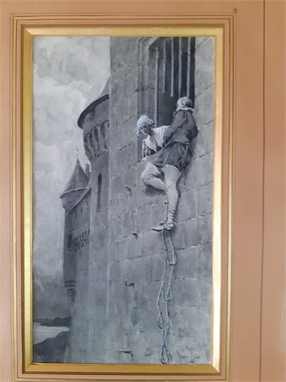 Dessin de M.Leloir "Les Trois Mousquetaires" (Escaping from the Castle)