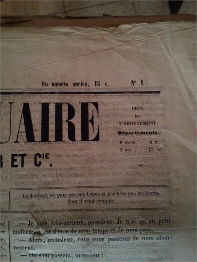 [Alexandre DUMAS]. Le MOUSQUETAIRE  1853-1854