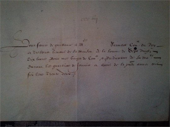 Claude Rueil  P.S.  (quittance 1632)