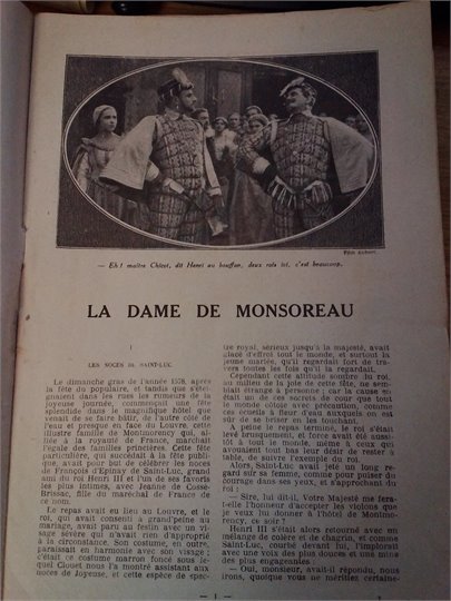 A.Dumas " La Dame de Monsoreau"  (Tallandier)