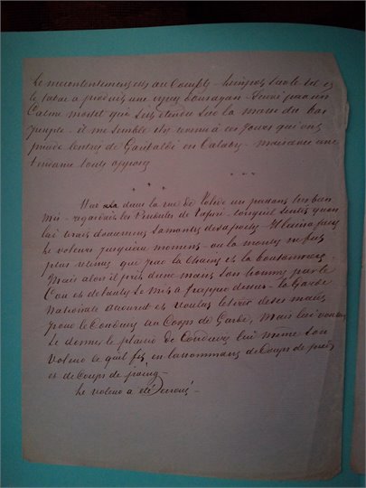 A.Dumas Manuscrit pour  «L'Independente»