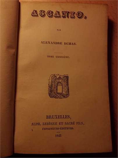A.Dumas  Ascanio (1843)