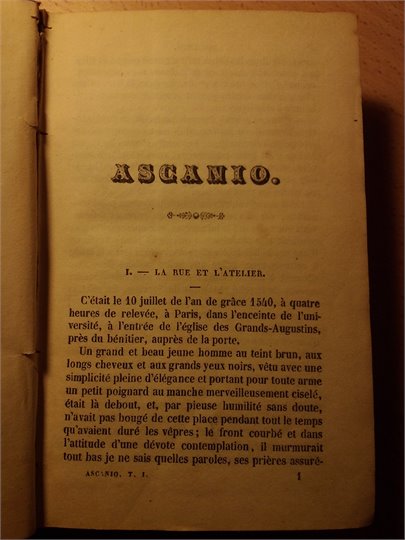 A.Dumas  Ascanio (1843)