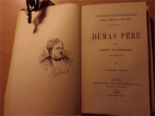 E.de Mirecourt  Dumas pere  Le contemporaine N° 9