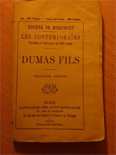 E.de Mirecourt  Dumas fils