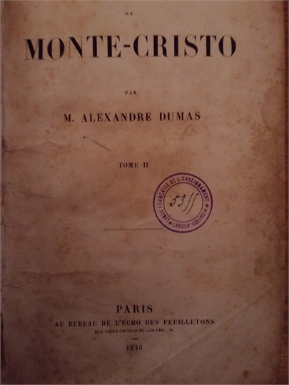 A.Dumas Le Comte de Monte-Cristo (1846)   2