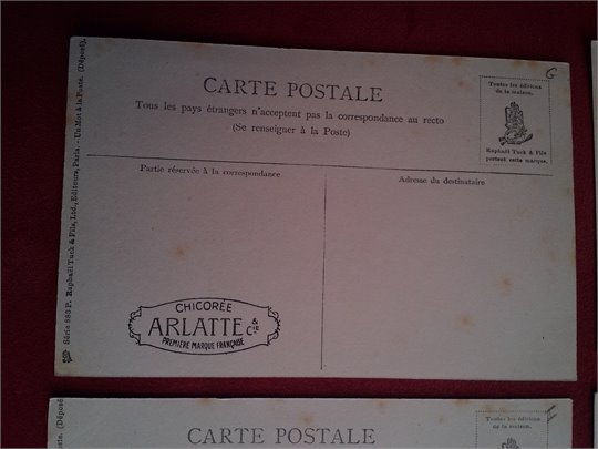 Leloir CPA LES TROIS MOUSQUETAIRES(.....) PUBLICITE CHICORE ARLATTE   3