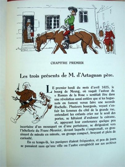 A.DUMAS  Les trois mousquetaires (illustrations de Chopy, ex. P)