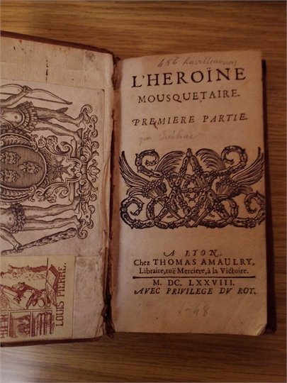 PRECHAC L'HEROINE MOUSQUETAIRE HISTOIRE VERITABLE