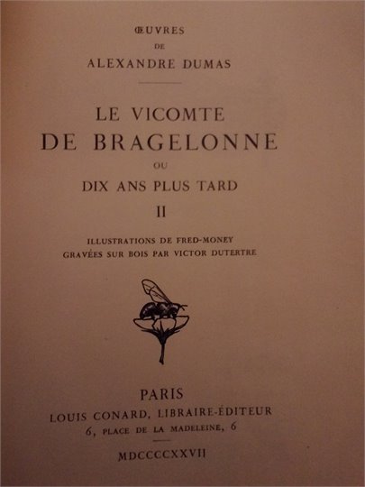 A.Dumas  Vicomt de Bragelonne (Conard)