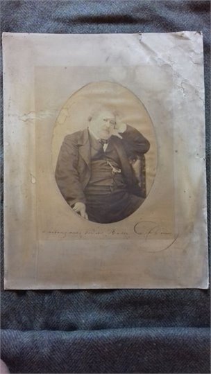 A.Dumas (Pierre Petit) - Photo dédicacée a A.Bauer