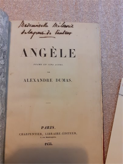 DUMAS   Angele (envoi)