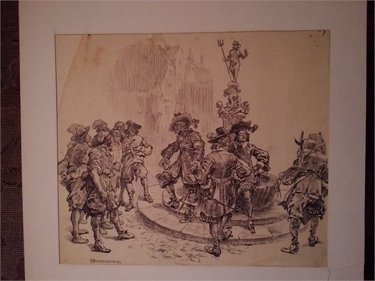 J. NÖRRETRANDERS Ill. pour le trilogue les mousquetaires 29