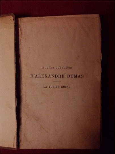 A.Dumas  La Tulipe Noir